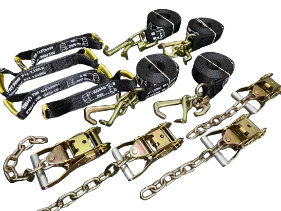 8-Point Tie Down with Cluster RTJ Straps Diamond Weave