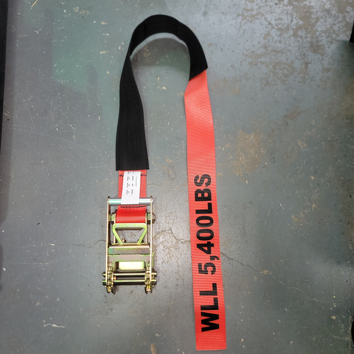 3" Heavy Duty Under Reach Strap & Ratchet W/Cudora Sleeve
