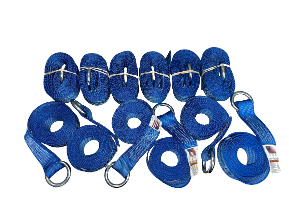 12PK 2" X 10' Diamond Weave Lasso Straps