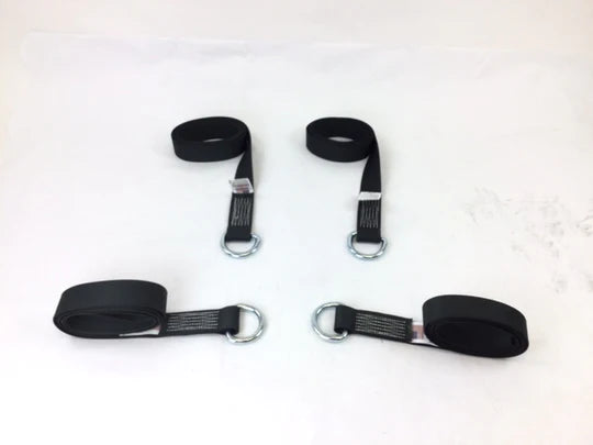 4PK 2" x 8' Diamond Weave D Ring Straps