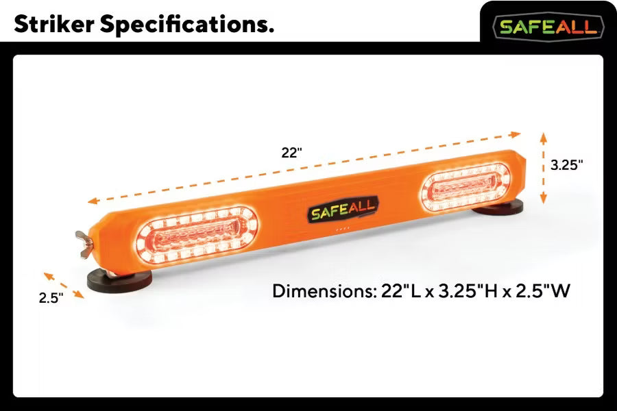 SafeAll Striker Tow Light - Lithium Battery