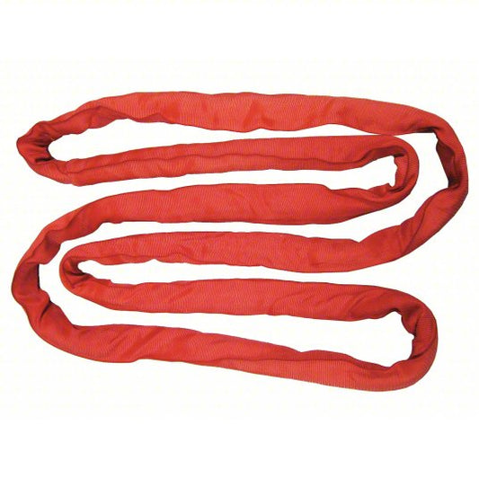 8ft Red Round Sling 13,200 lbs Vertical WLL