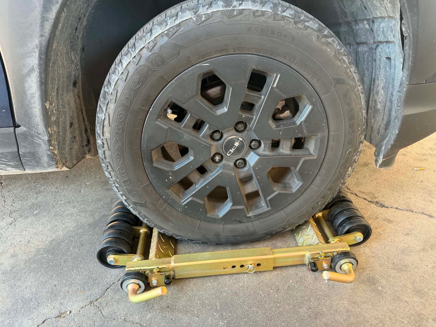 3 Ton Heavy Duty Crank over Repositioning Wheel Dolly