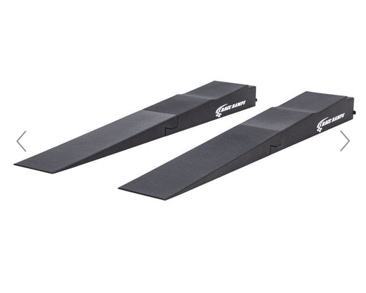 9" H TRAILER RAMP WITH FLAP CUT-OUT - 5.5 DEGREE APPROACH ANGLE