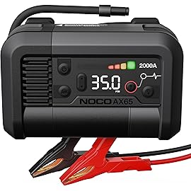 2000A Jump Starter + 67 LPM 100 PSI Air Compressor