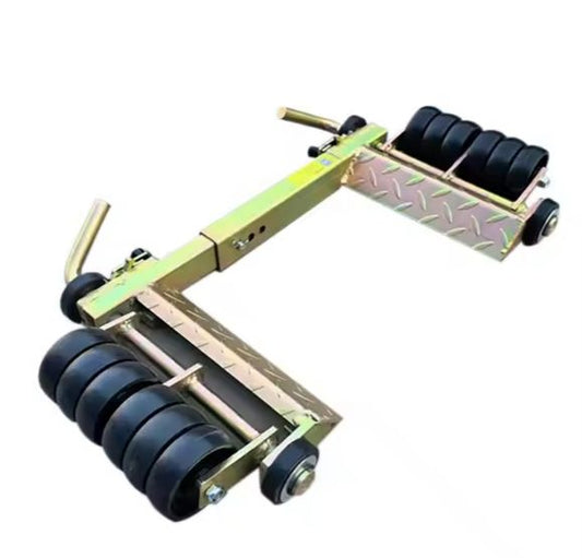 Heavy Duty Crank over Repositioning Wheel Dolly