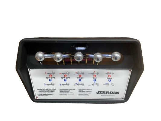 Complete JerrDan Rollback Carrier Control Hood Kit W/ Lever Kit (Decal Not includ)