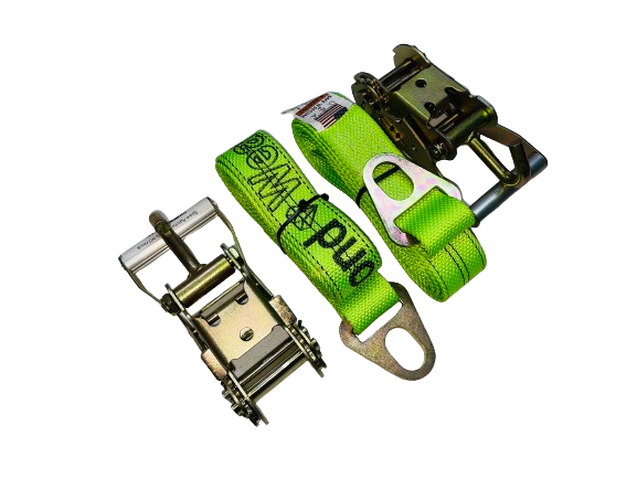 2 Pack Chevron straps and Finger hook ratchets