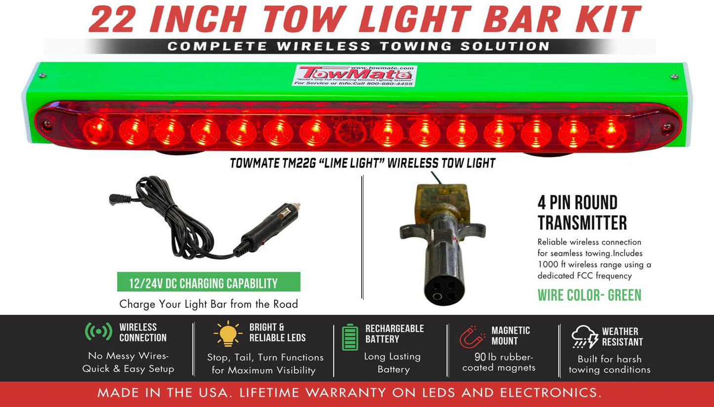TM22G: 22" Wireless Tow Light