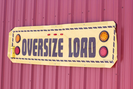 TMBN8SXR – 8' WIRELESS LIGHTED OVERSIZE LOAD BANNER