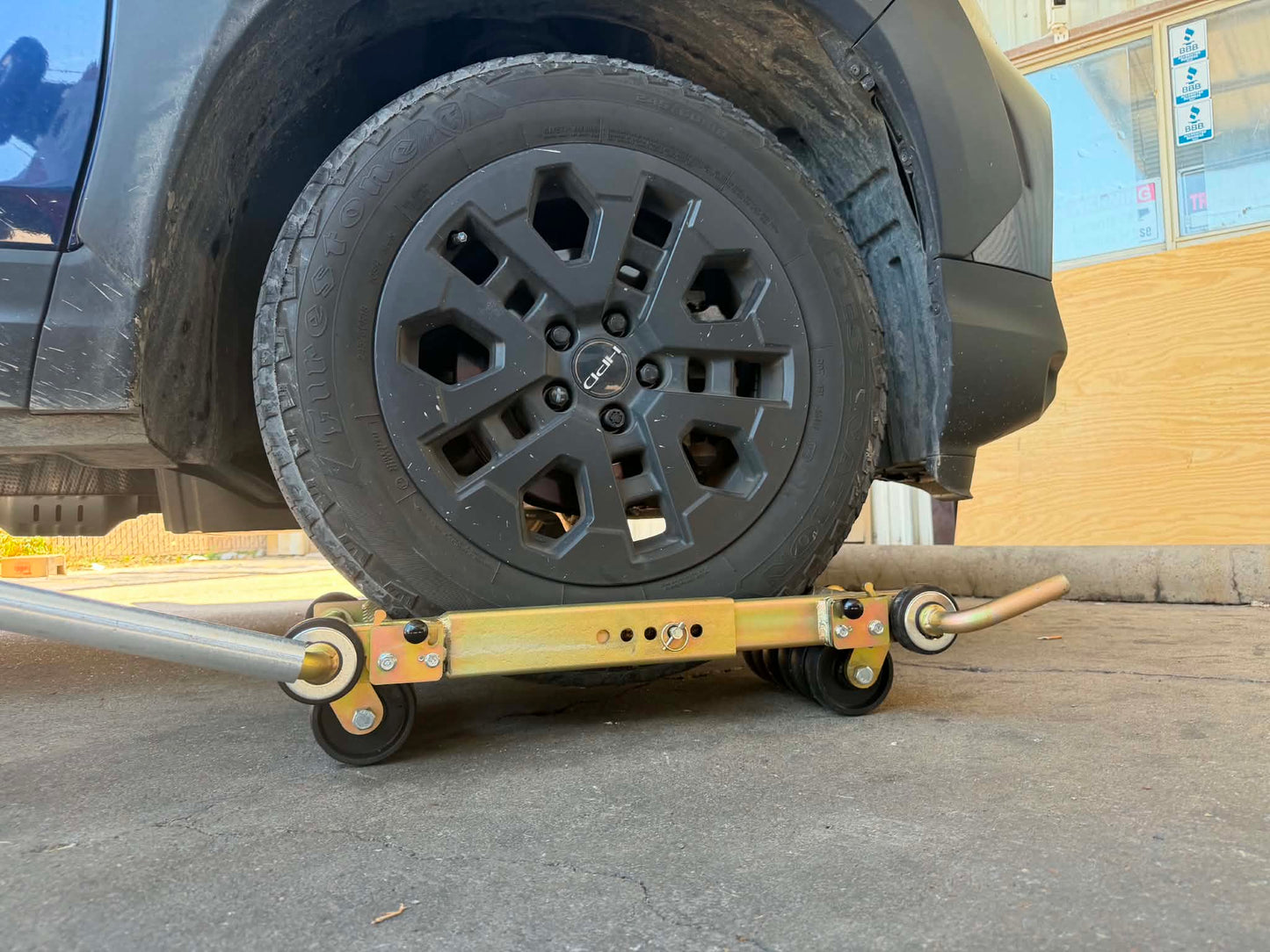 3 Ton Heavy Duty Crank over Repositioning Wheel Dolly