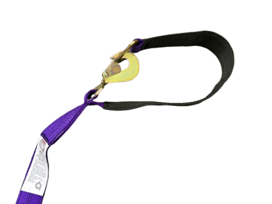 2" X 8' PREMIUM WEB Combo Axle / Differential Strap with Codura Protector Sleeve (Strap Only)