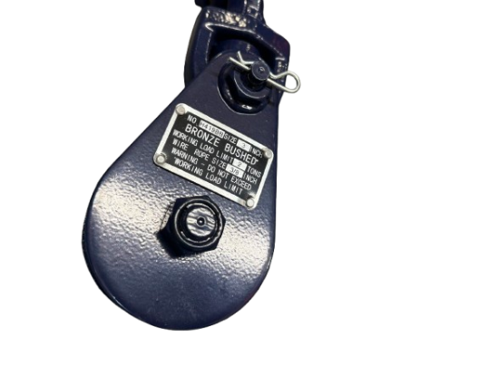 Standard Rollback Tie Down Kit with 2 Ton Snatch Block with Chain and Grab Hook