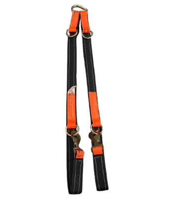 2 Stage Exotic V Strap bridle with Adjustable D Rings and Fully Reinforced with CODURA
