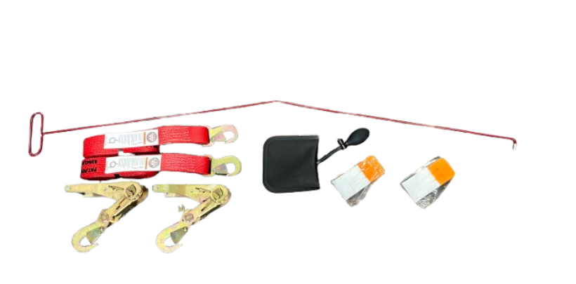 2 Pack Snap Hook Strap with Ratchet Handles and 4 Piece Lock Out Kit