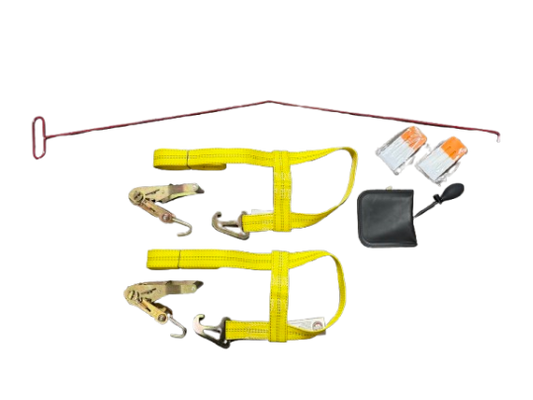 2 Pack Jerrdan MPL Basket Straps with Finger Hook Ratchet Handles and lock Out Kit