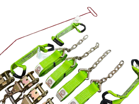 Standard Rollback Tie Down Kit with 4 Piece Lock Out Kit