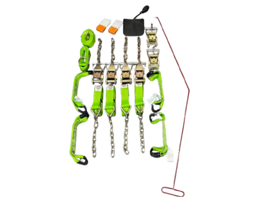 Standard Rollback Tie Down Kit with 4 Piece Lock Out Kit