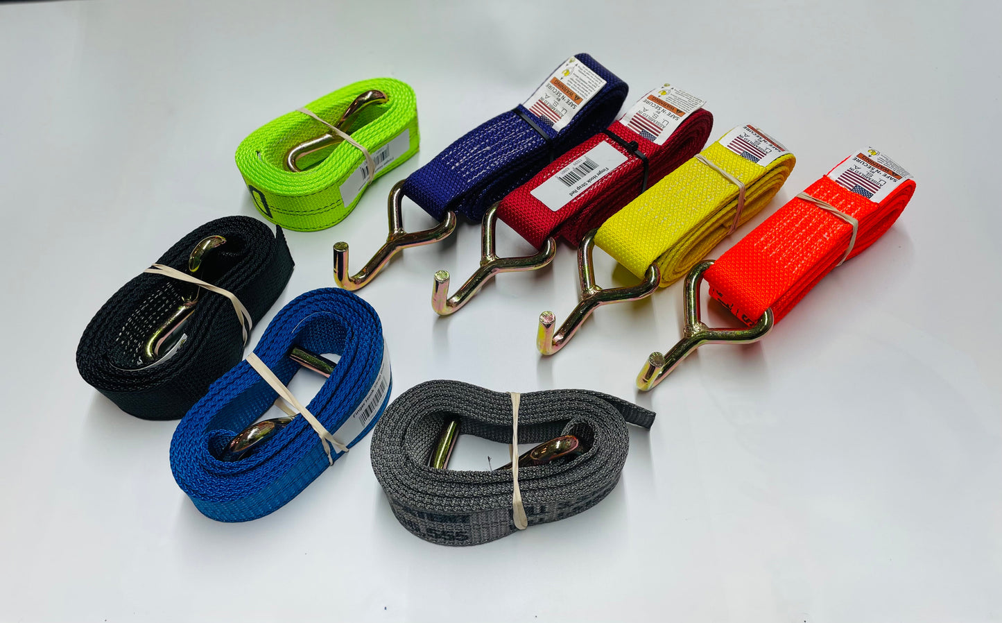 Wheel Lift Straps 2" X 10' PREMIUM WEB Finger hook
