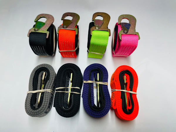 2" x 8' DIAMOND WEAVE Wheel Lift Strap with Flat Snap Hook