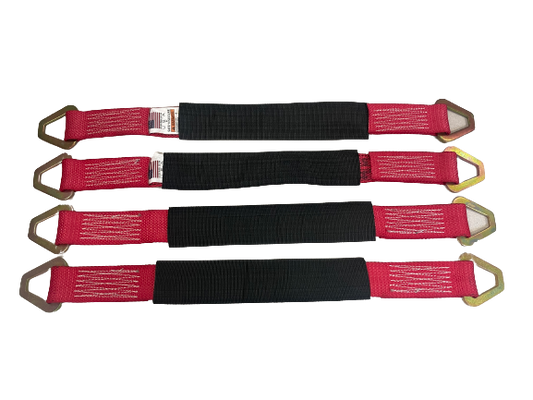 4PK Axle straps with Protective Codura Sleeve