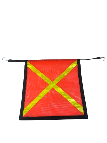 Safety Rope With Flags Safety Flag-With Bungee Cord- Reflective X- Reinforced Edge – JRDG ...