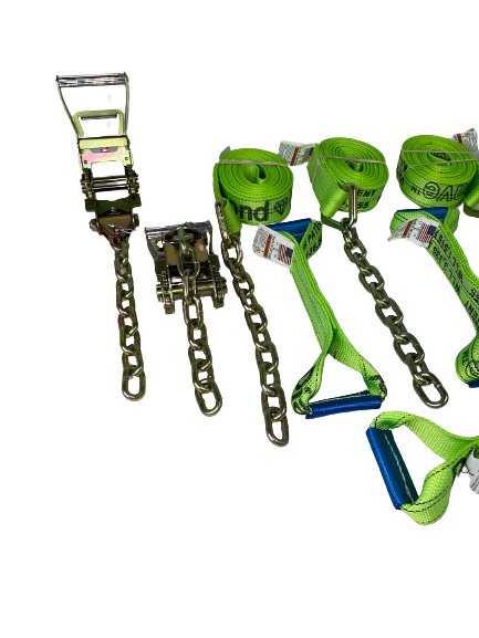 14' 8 Point Kit with Chain Tails and GRADUAL release Ratchet handles