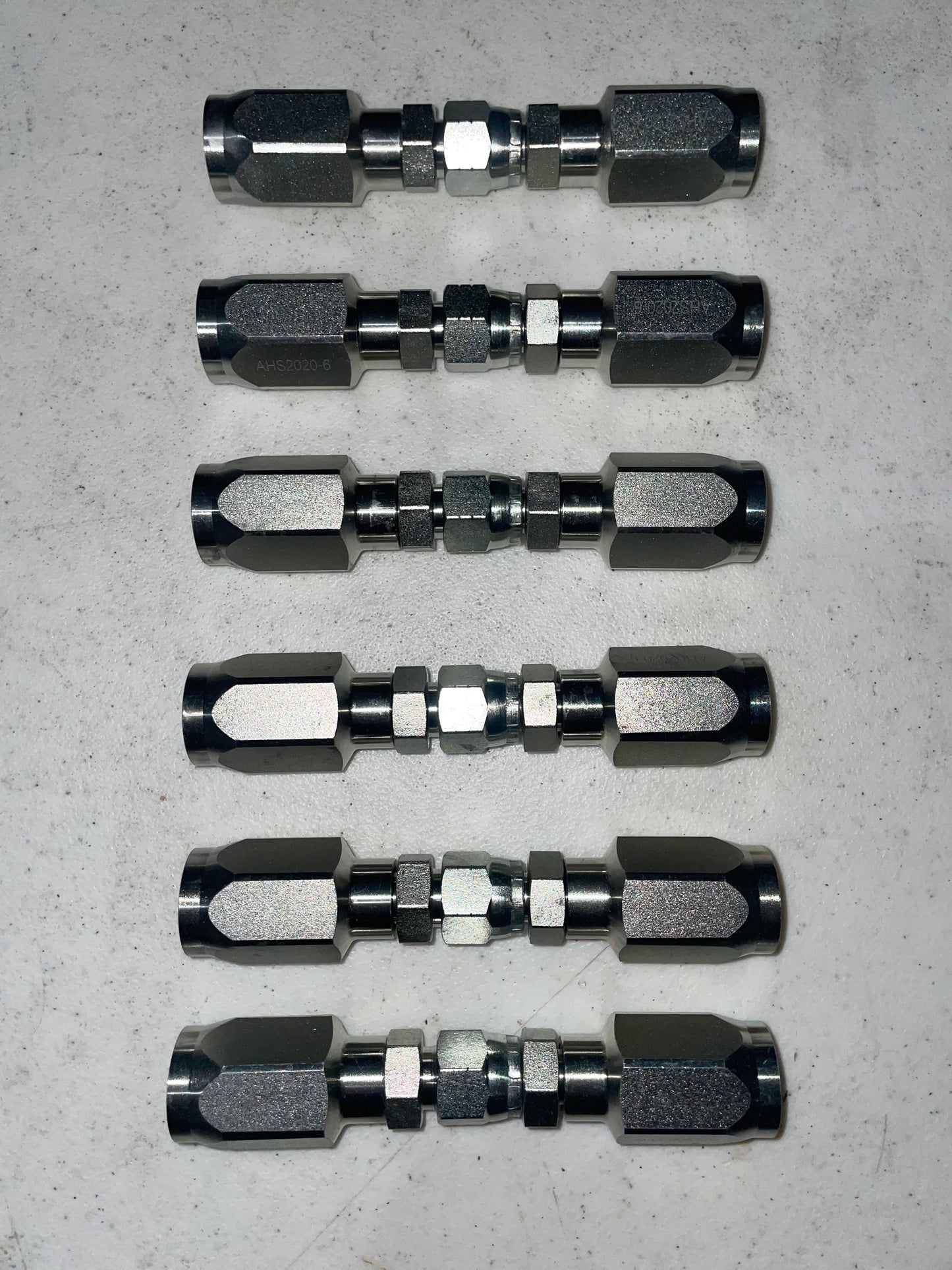 6 Pack of 3/8" Hydraulic Hose Field Repair kits