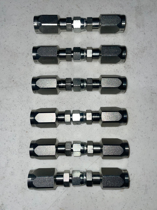 6 Pack of 3/8" Hydraulic Hose Field Repair kits