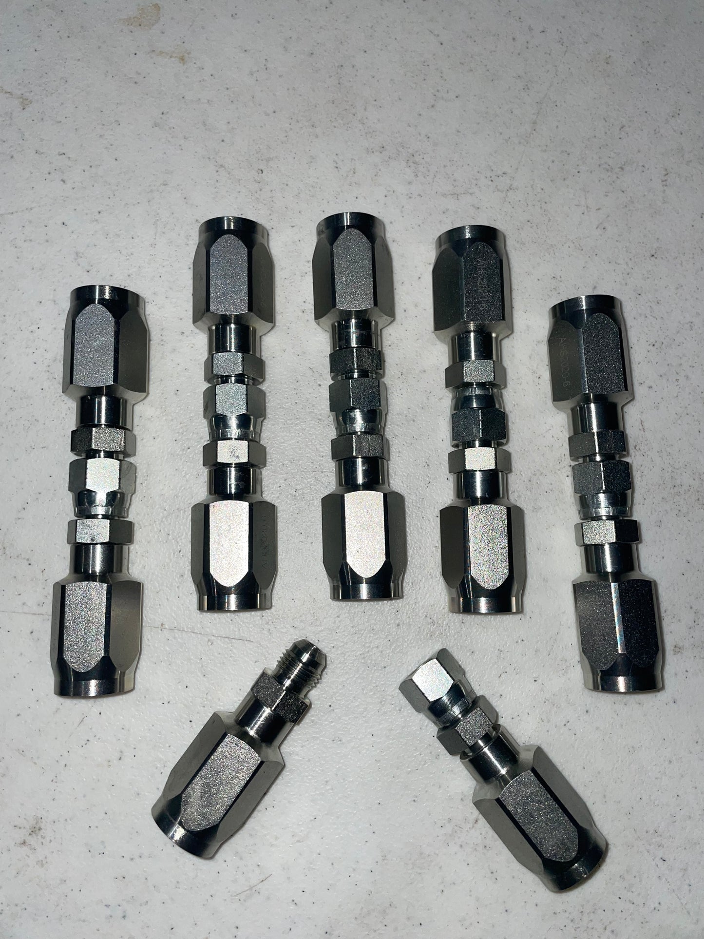 6 Pack of 1/4" Hydraulic Hose Field Repair kits