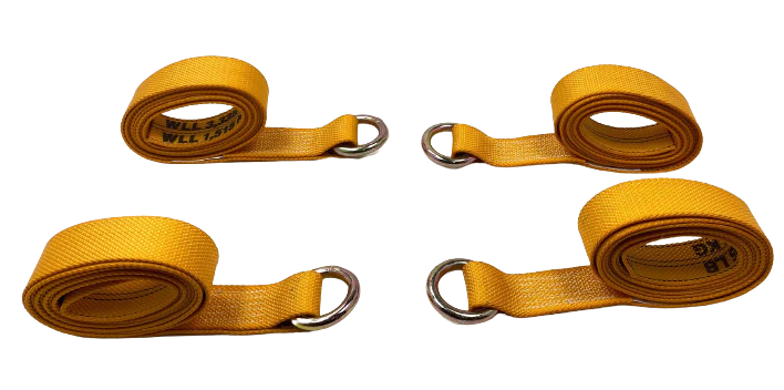 4PK 2" x 10' Diamond Weave Lasso Straps