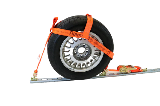 Diamond Weave Fully Adjustable Tire Bonnet with E Track Swivel - Vertical