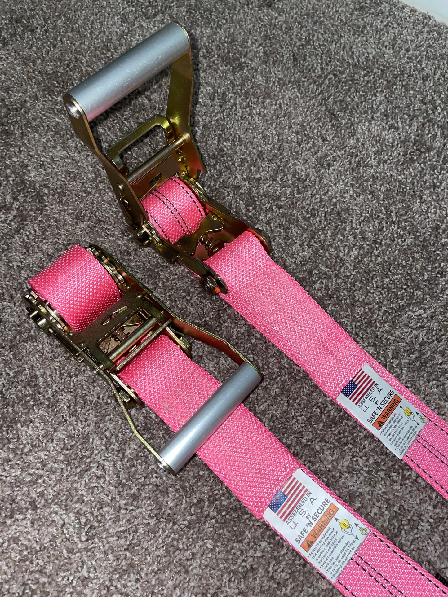 2 Pack of 2" X 6' Tow Underlift Towing Tie Down straps