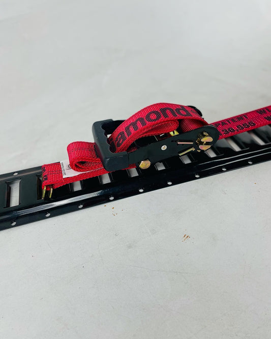 4 Pack of 2” X 12’ Low Profile E Track strap w/ Heavy Duty ratchet handle