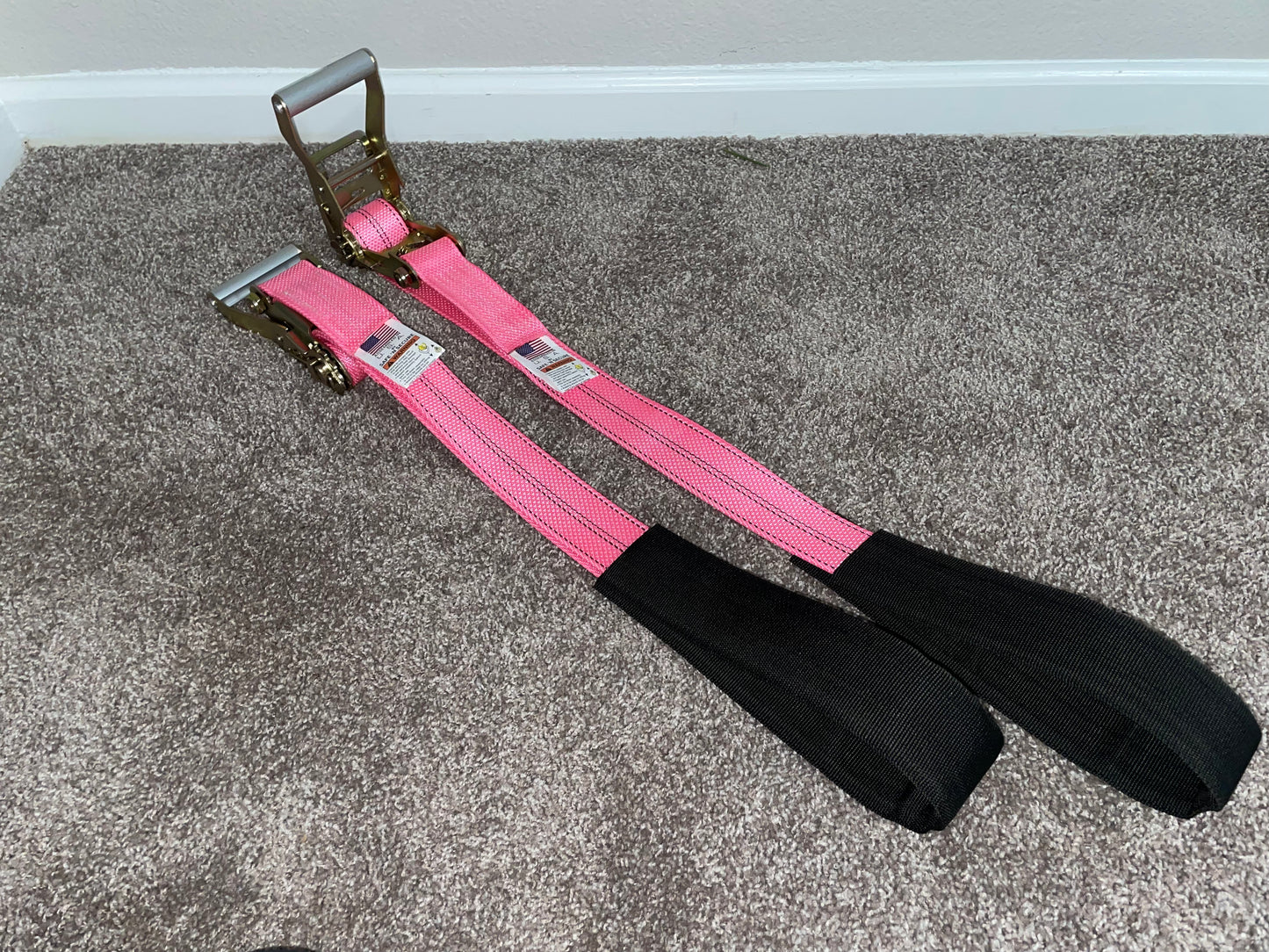 2 Pack of 2" X 6' Tow Underlift Towing Tie Down straps