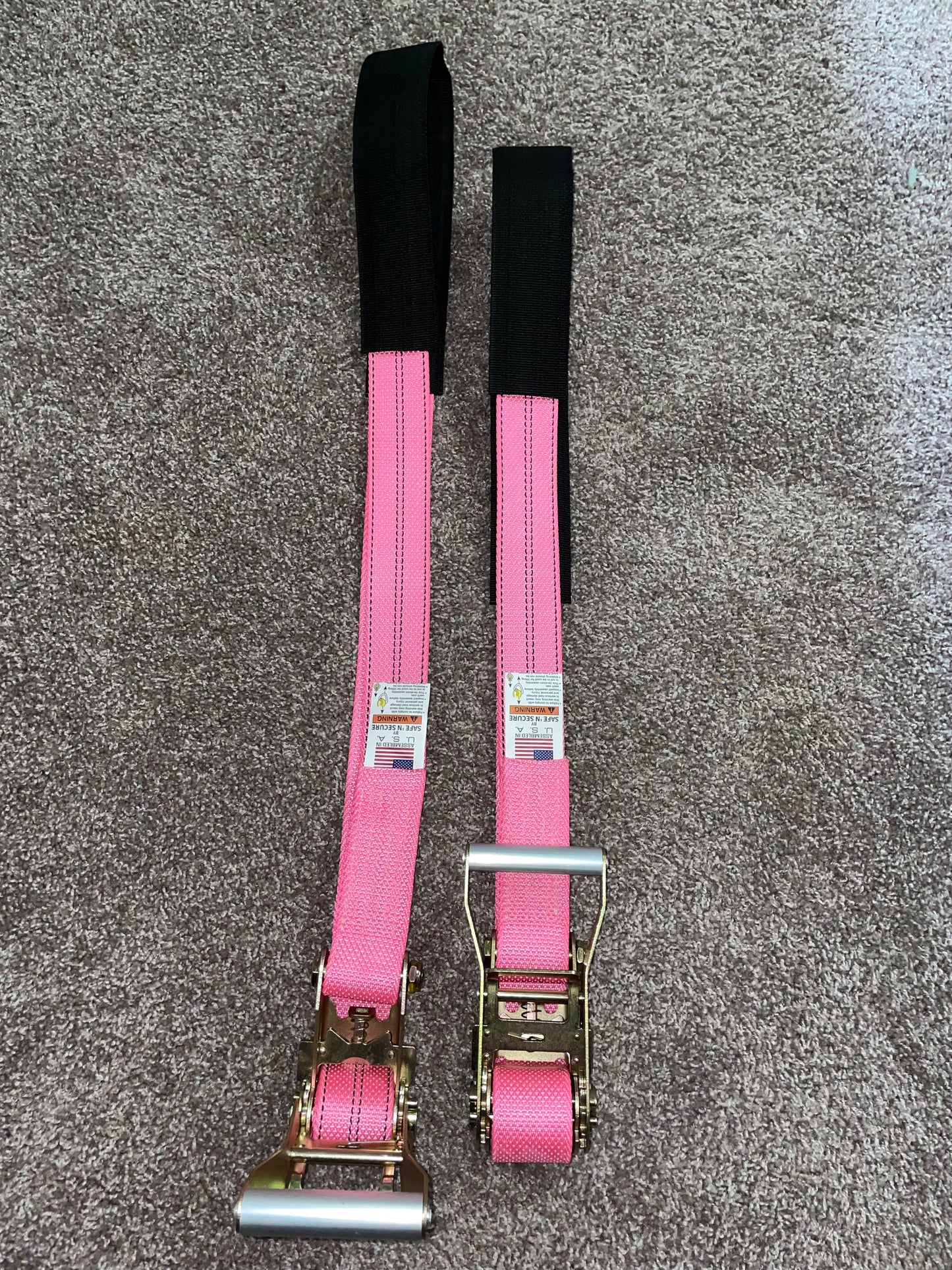 2 Pack of 2" X 6' Tow Underlift Towing Tie Down straps