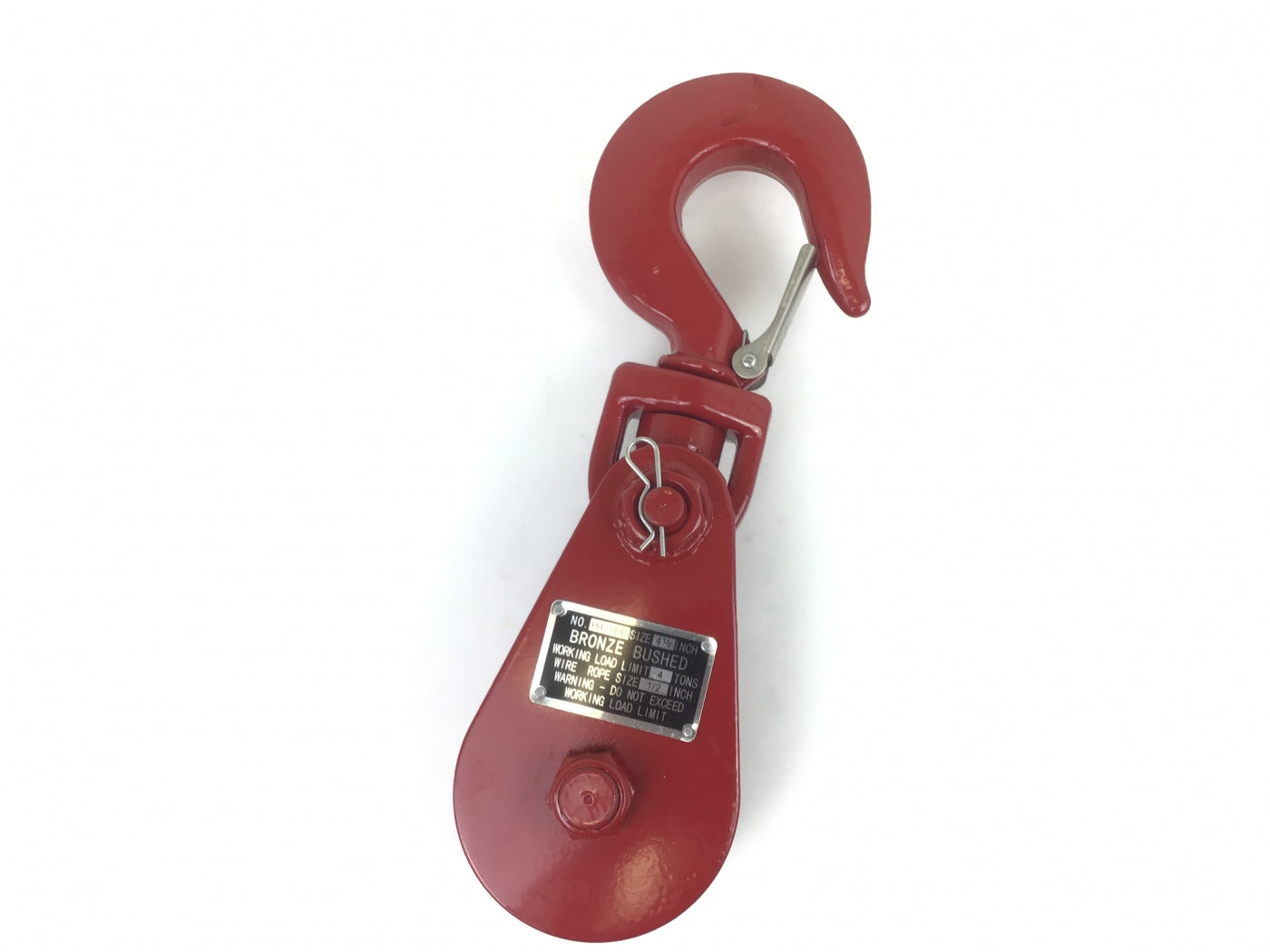 Snatch Block 4 ton w/ Swivel Hook