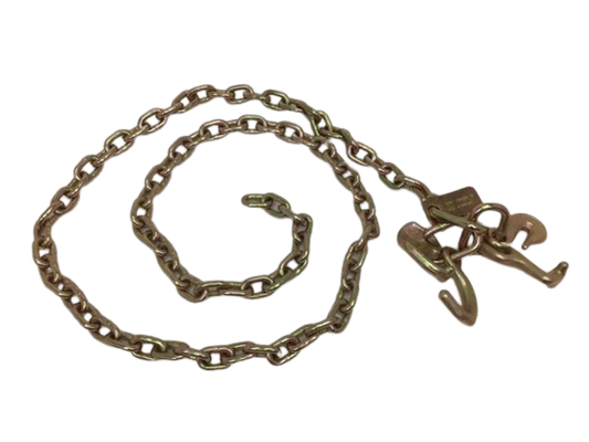 5/16" x 8' G70 Transport Chain with RTJ Cluster Hooks