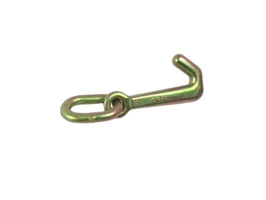 Forged Mini J Hook with Welded Ring 4,700 lb Working Load Limit