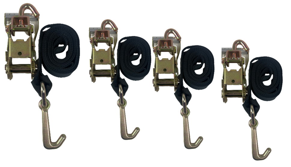 4PK Forged Mini J straps with Swivel J Ratchet Handles – JRDG Towing ...